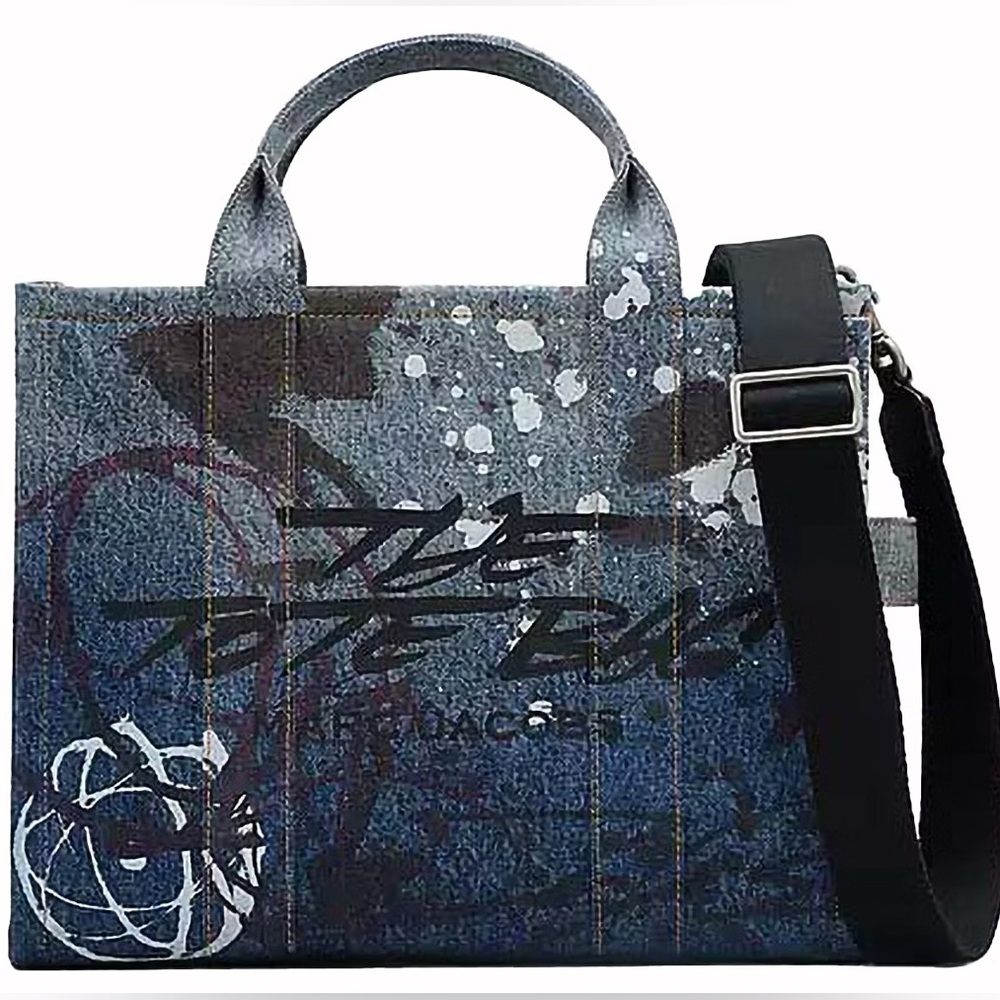 Marc Jacobs x Futura Medium Denim Tote
